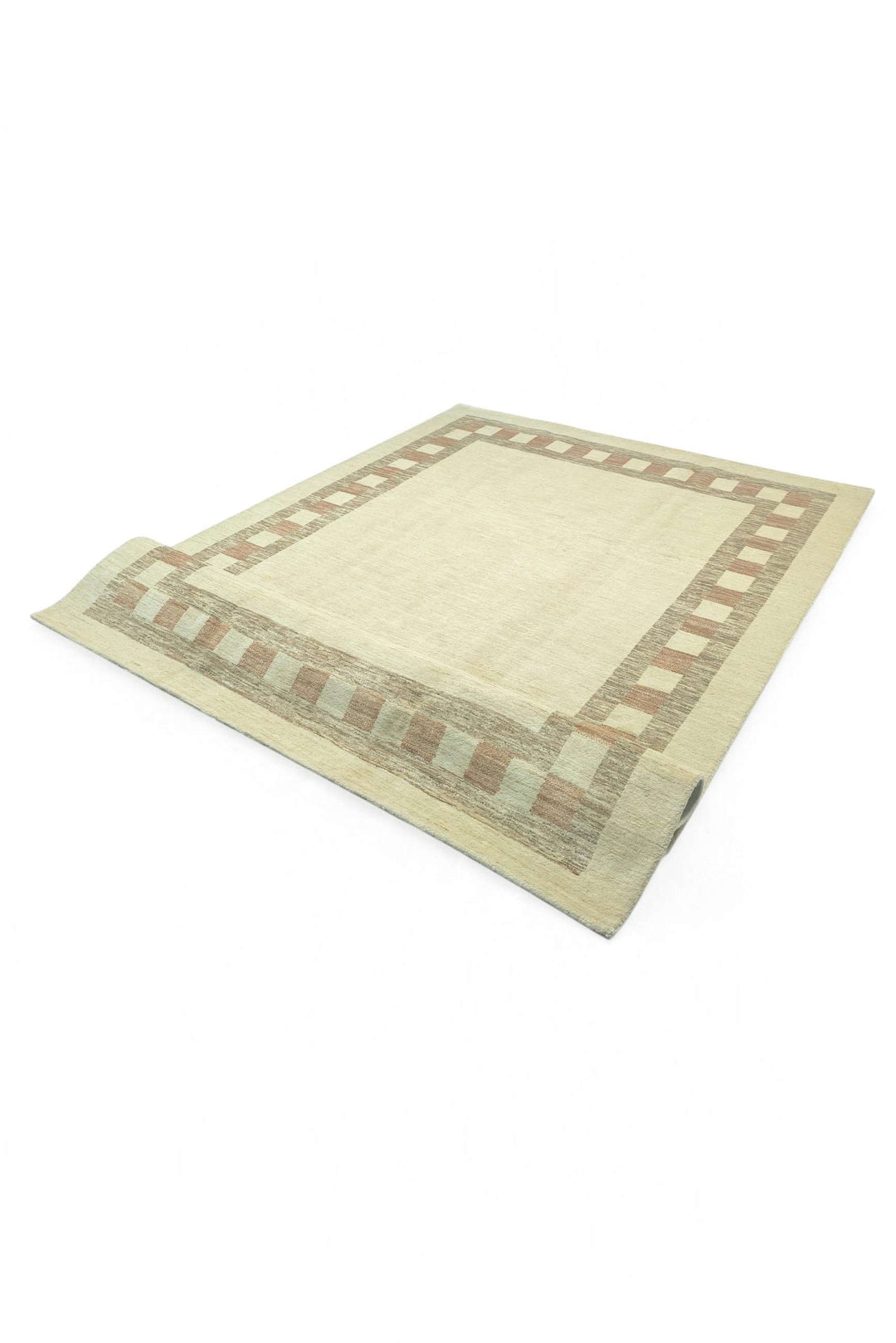 Cream Afghan Ghazni Rug, hand-knotted, 200×294cm, photo 7