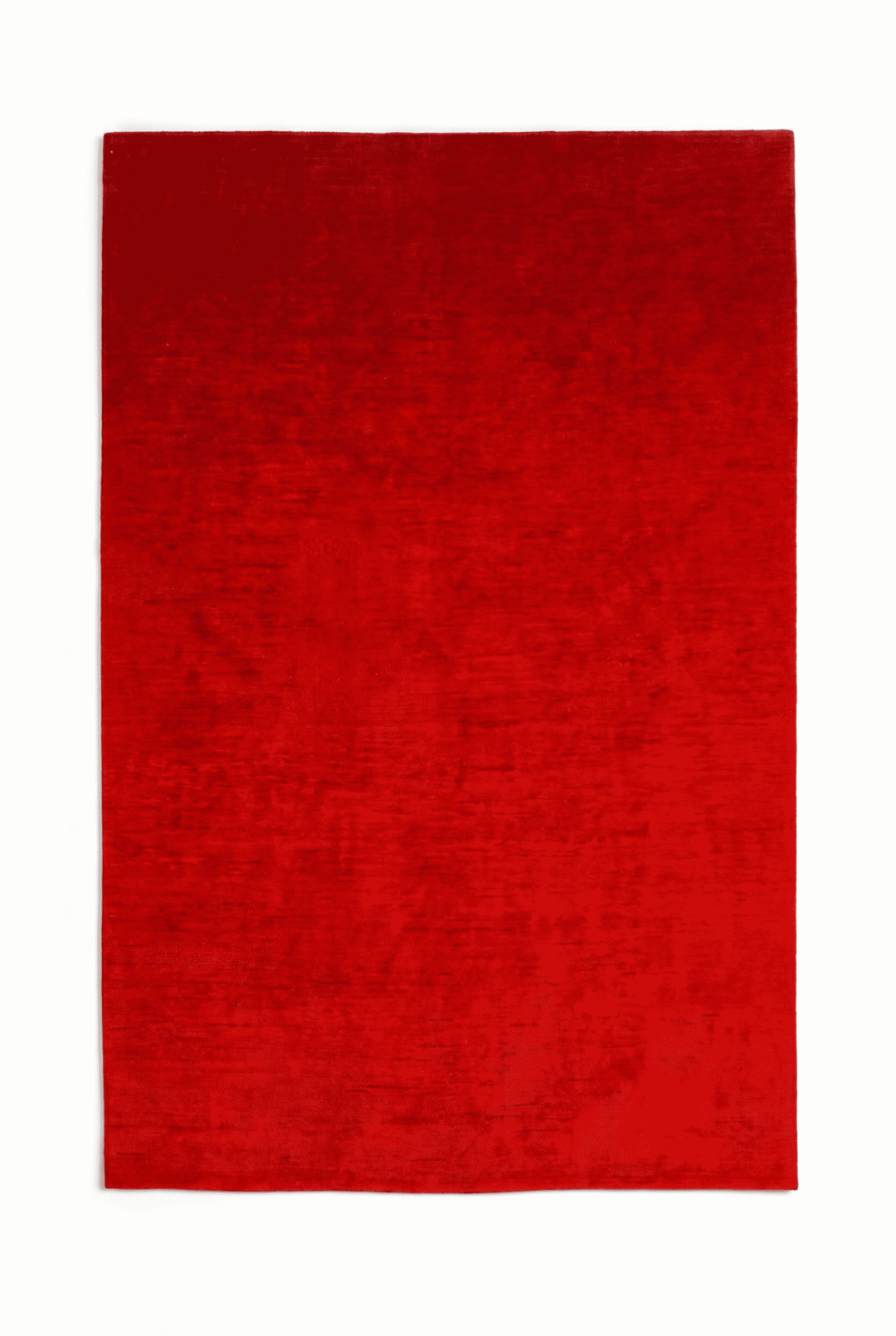 Crimson red plain field Ghazni rug, 197×249cm, 3 tatami, modern