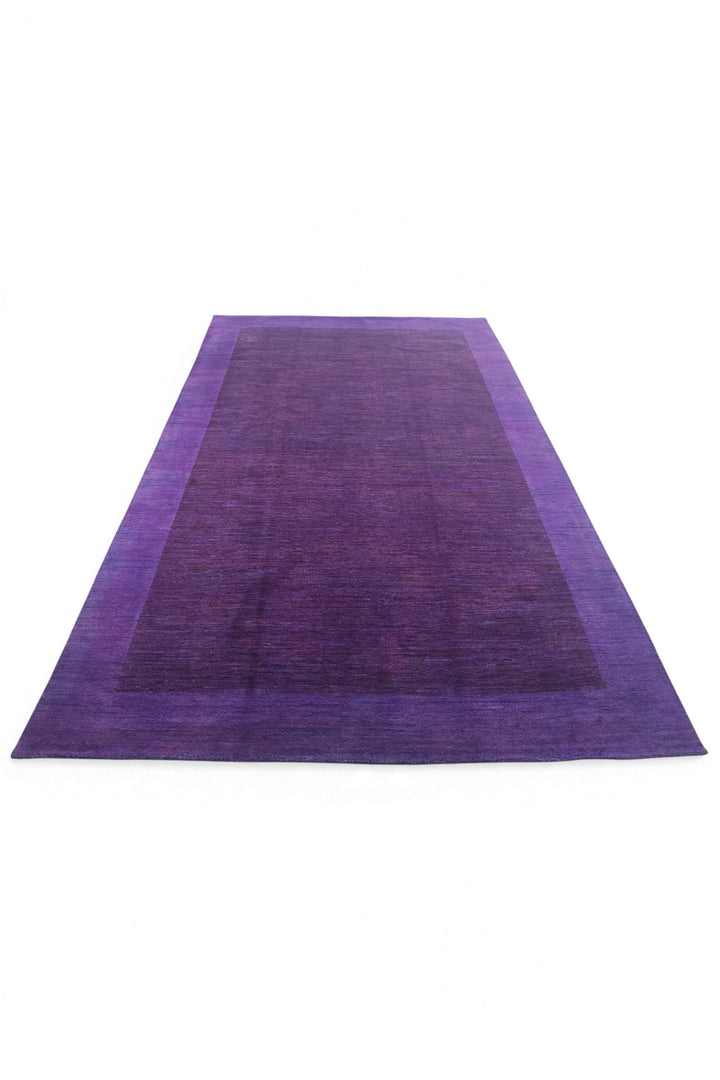 Deep Violet Afghan Ghazni Rug, hand-knotted, 197×314cm, photo 4