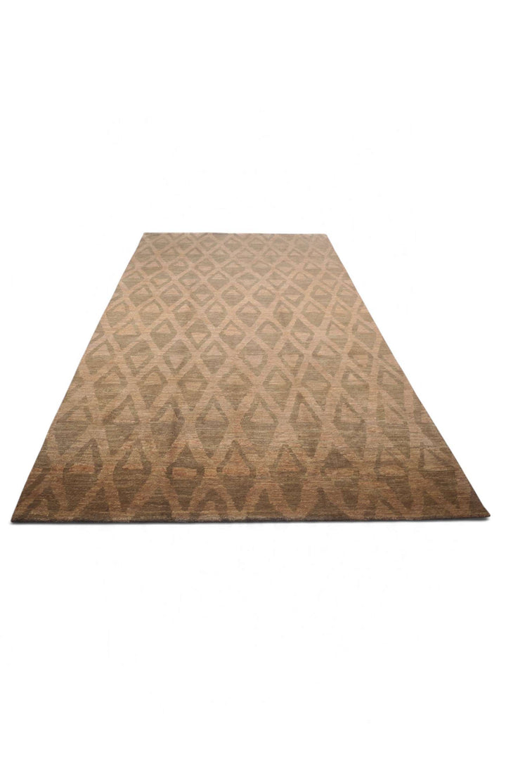 Dusty Taupe Afghan Ghazni Rug, hand-knotted, 196×323cm, photo 4