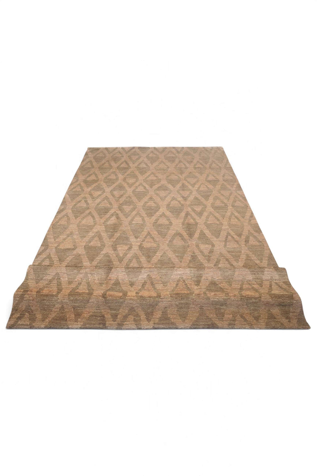 Dusty Taupe Afghan Ghazni Rug, hand-knotted, 196×323cm, photo 7