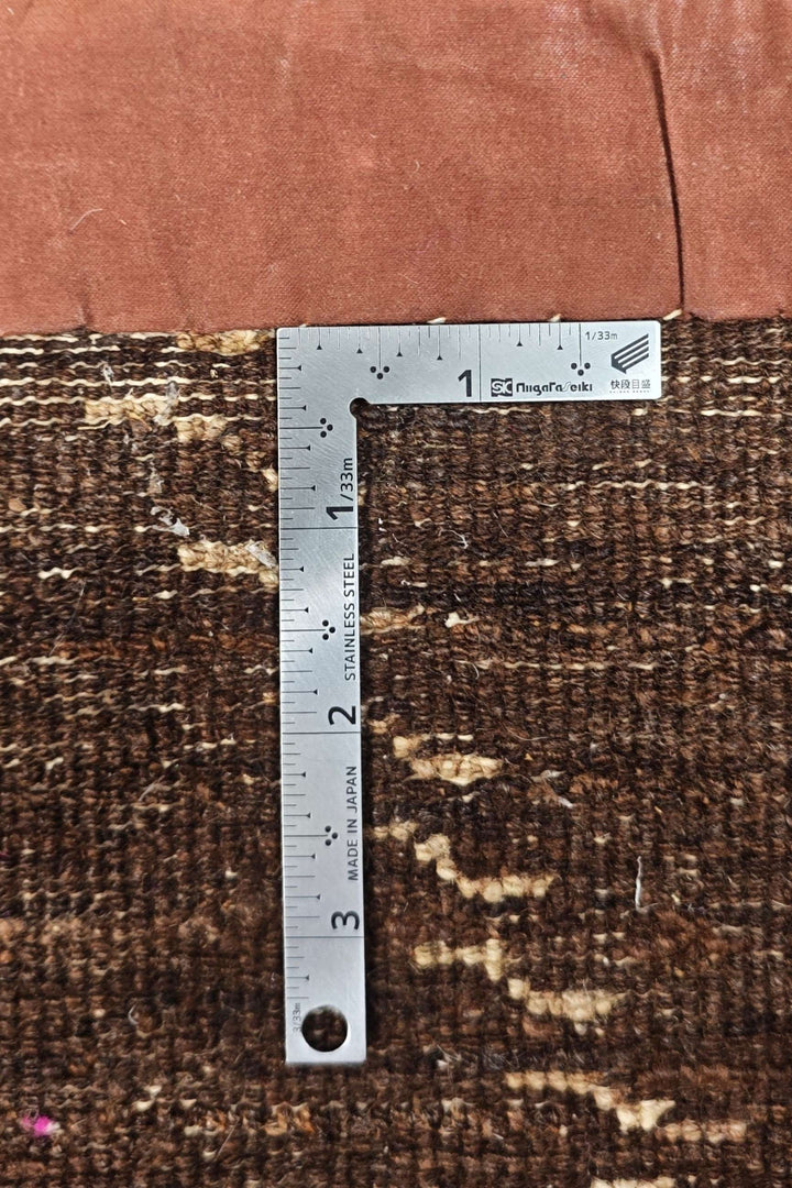 Espresso Afghan Ghazni Rug, hand-knotted, 198×302cm, photo 10