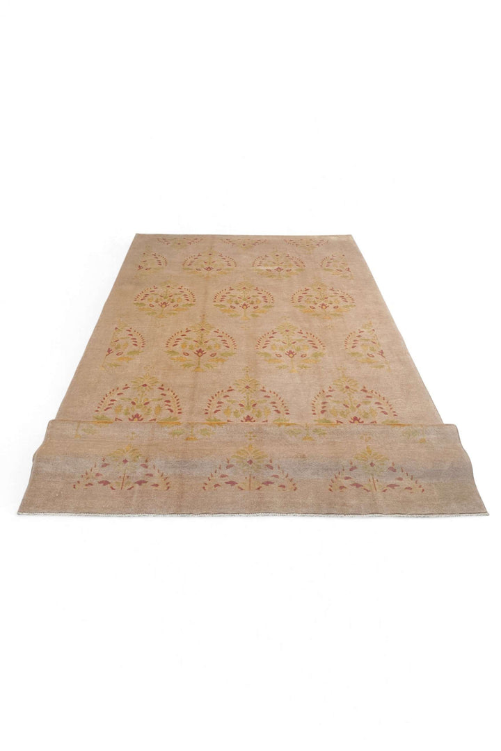 Greige Afghan Ghazni Rug, hand-knotted, 188×283cm, photo 8
