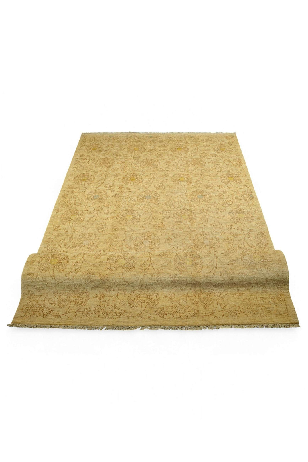 Khaki Afghan Ghazni Rug, hand-knotted, 197×300cm, photo 8