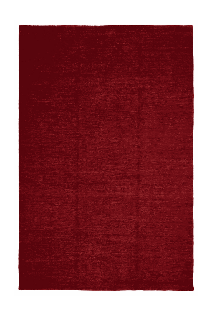 Madder red plain field Ghazni rug, 199×240cm, about 3 tatami