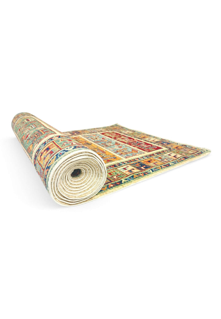 One-of-a-kind multicolour animal band Ghazni runner