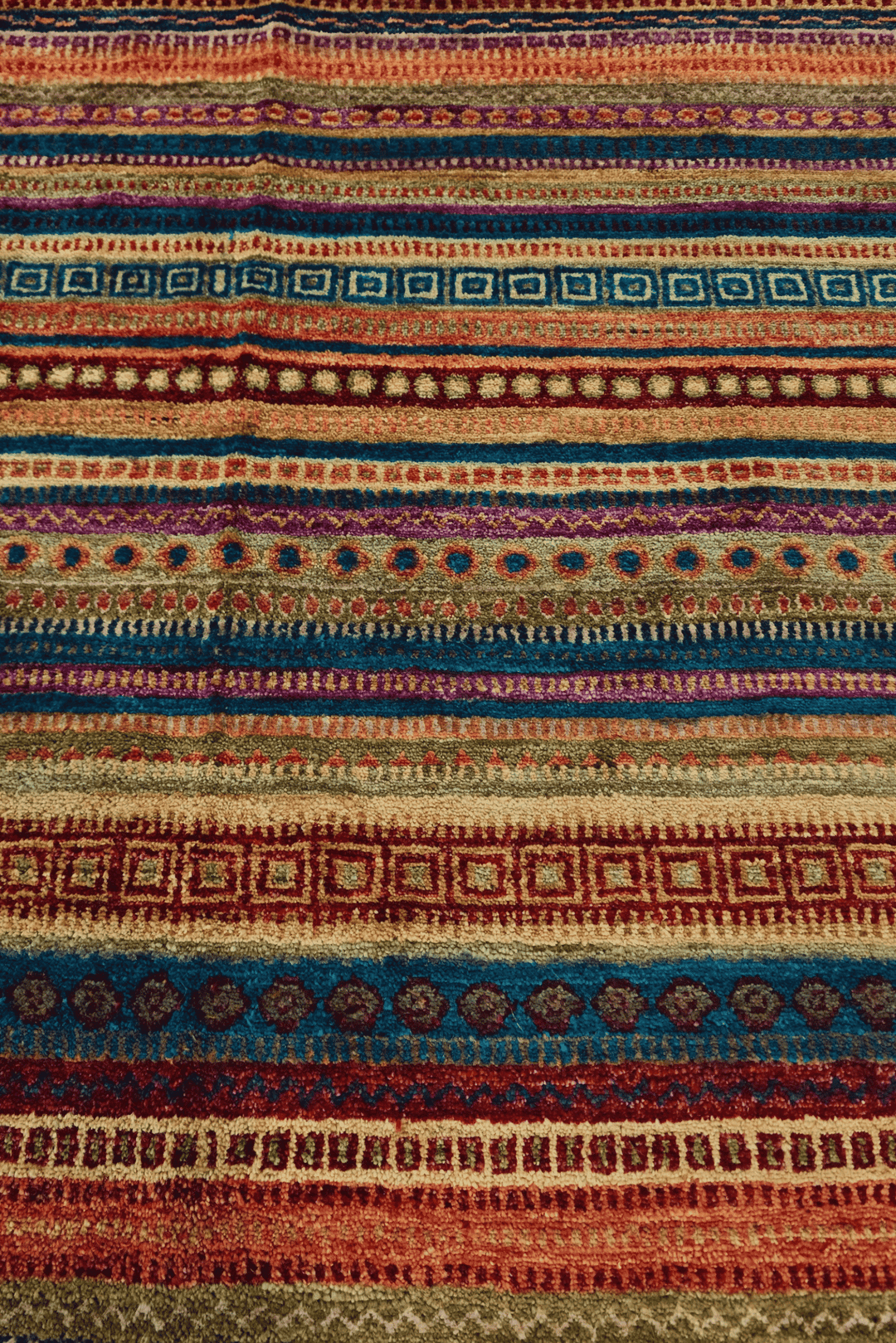 Multicolor Afghan Ghazni Rug, hand-knotted, 298×424cm, photo 8