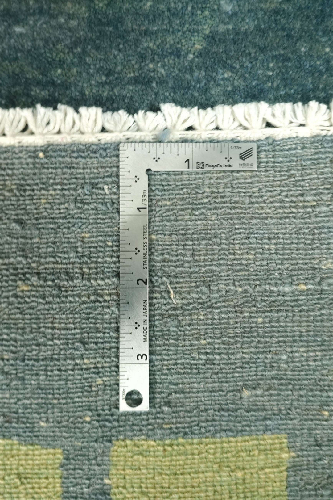 Sea Green Afghan Ghazni Rug, hand-knotted, 190×291cm, photo 10