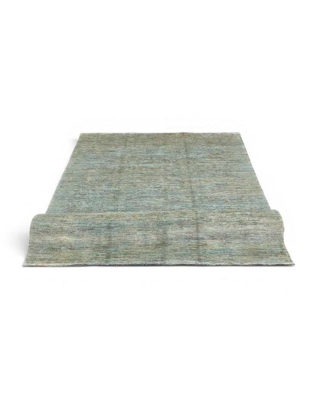 Sea green modern rug for a living room, 3 tatami