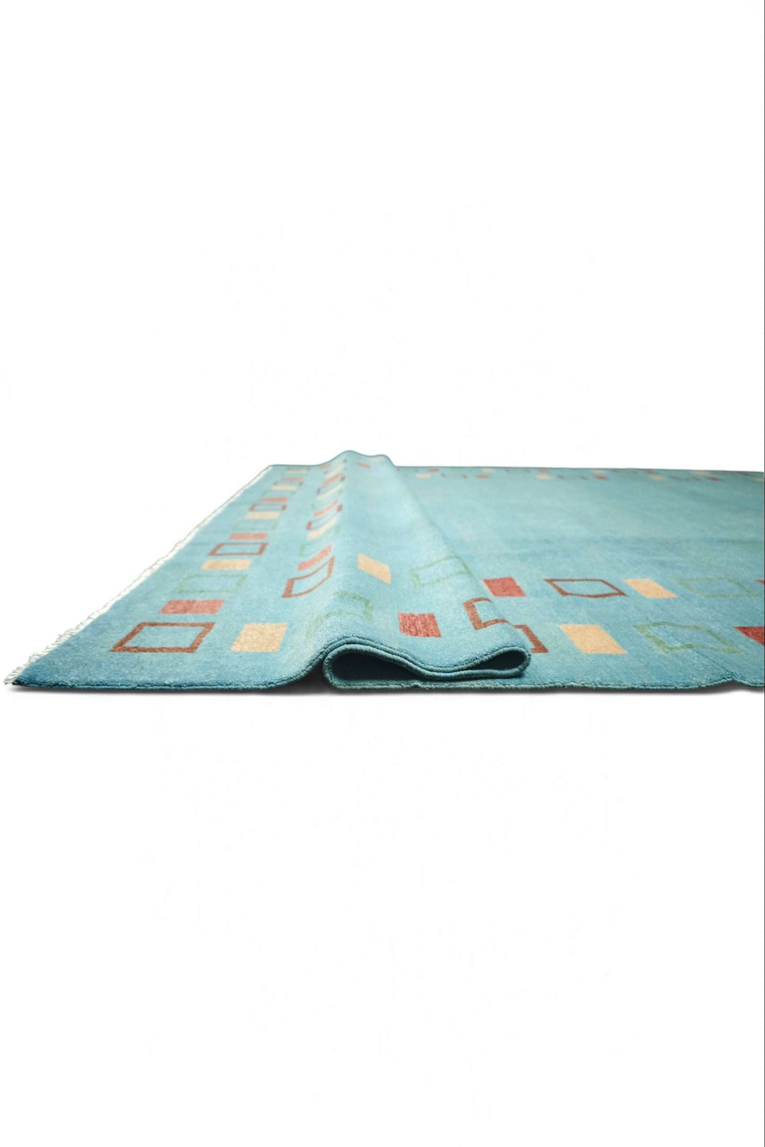 Soft Turquoise Afghan Ghazni Rug, hand-knotted, 221×306cm, photo 9