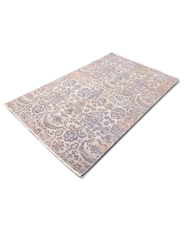 Soft purple Afghan Gabbeh rug, Afghanistan craftsmanship