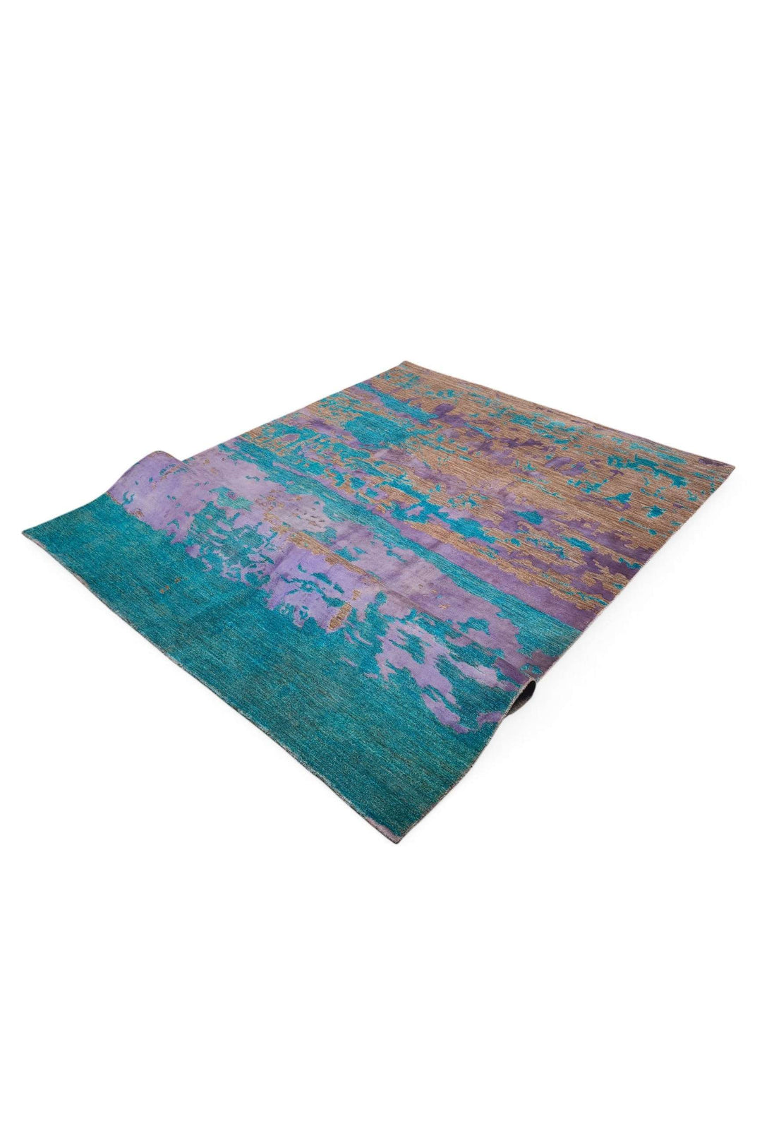 Multicolor Afghan Ghazni Silk Rug, hand-knotted, 182×276cm, photo 7
