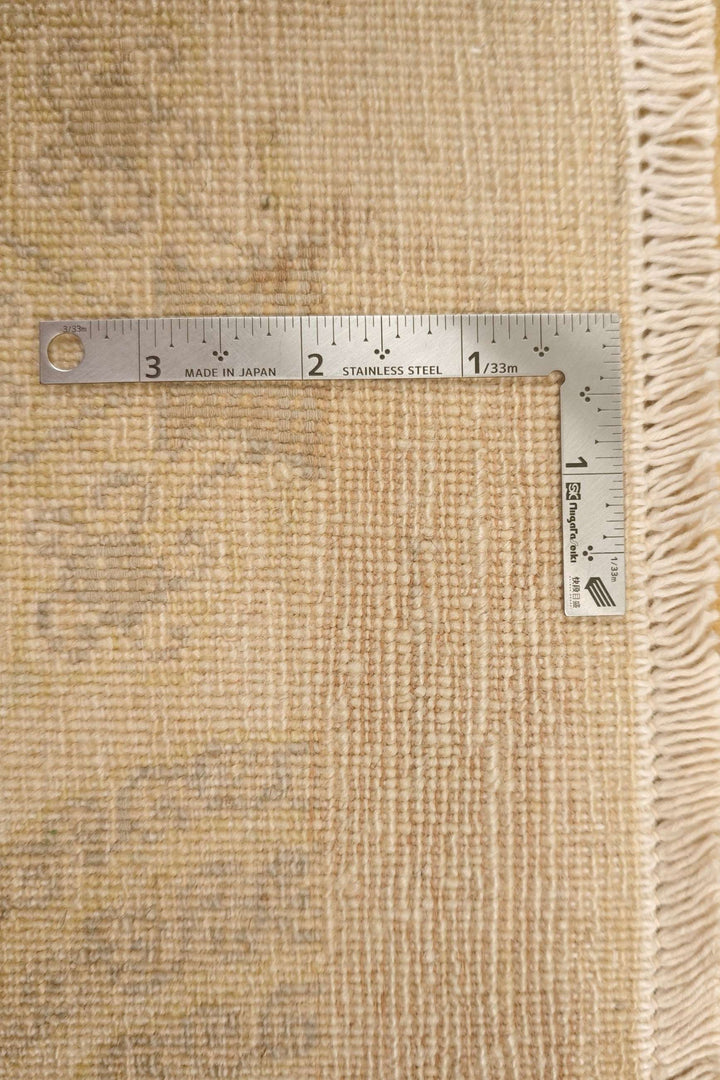Sand Afghan Ghazni Silk Rug, hand-knotted, 199×292cm, photo 9