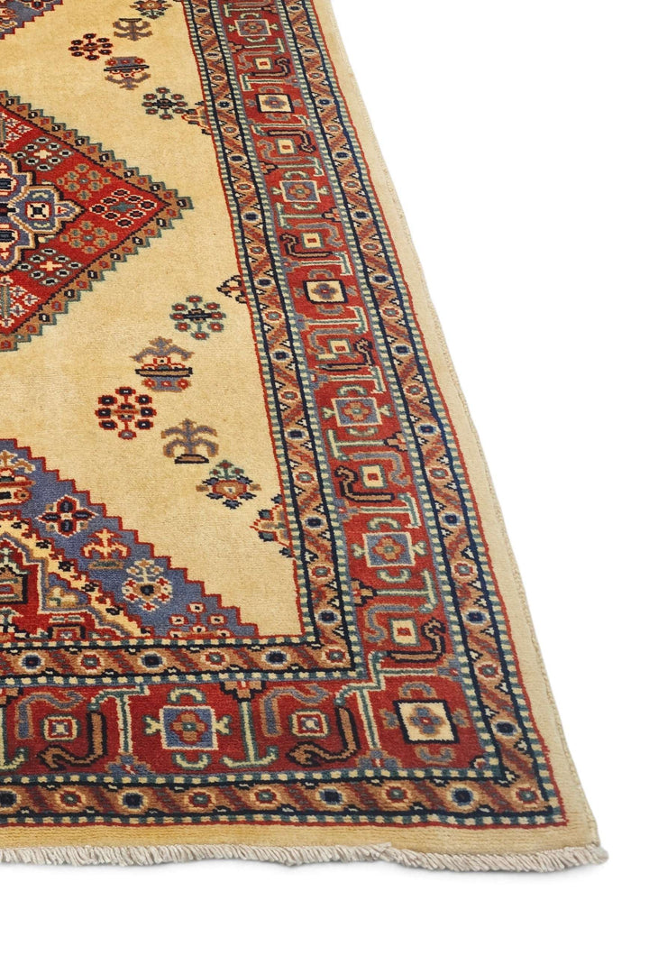 Cream Afghan Kazak Rug, hand-knotted, 80×115cm, photo 8