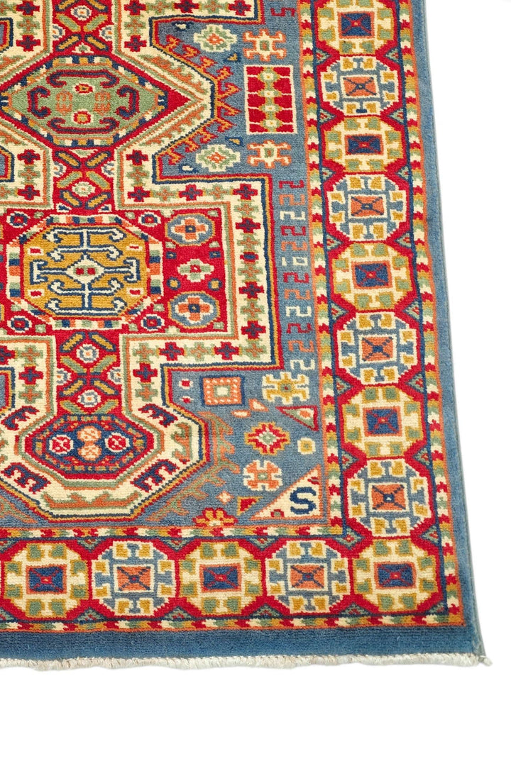 Multicolor Afghan Kazak Rug, hand-knotted, 63×94cm, photo 9