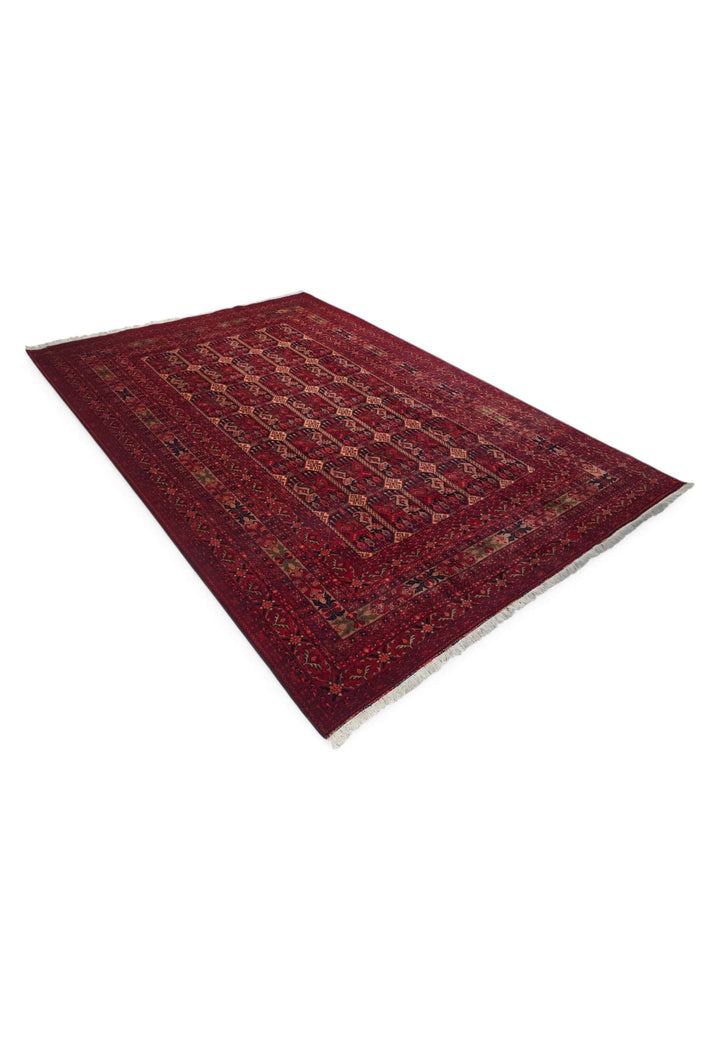 Burgundy Khal Mohammadi rug 202×298cm, Kunduz craftsmanship
