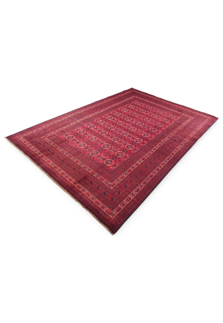 Wine red rug for a large living room, 4.5 tatami