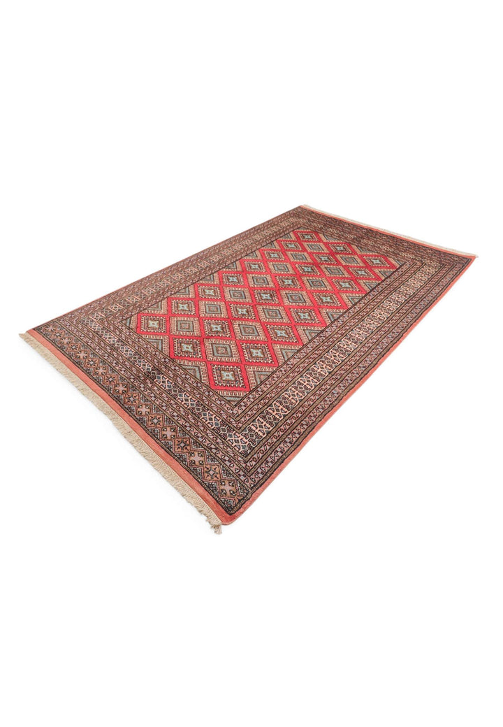 Crimson salmon rug 156×239cm, Pakistani craftsmanship