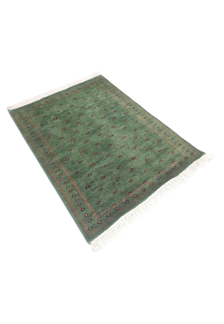 Sage green rug 62×90cm, minimal entrance mat size