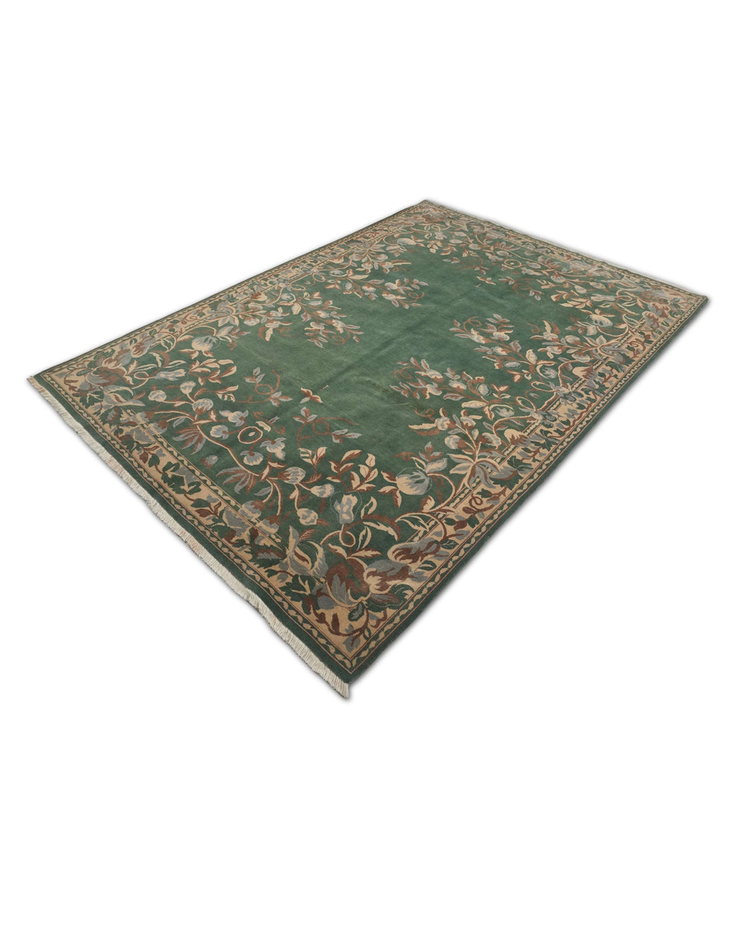 Green Gol Farang rug 171×245cm, Pakistani craftsmanship