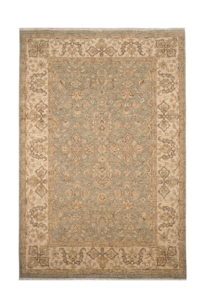 Sage Garden Gabbeh, Hand-Knotted Afghan Wool Rug