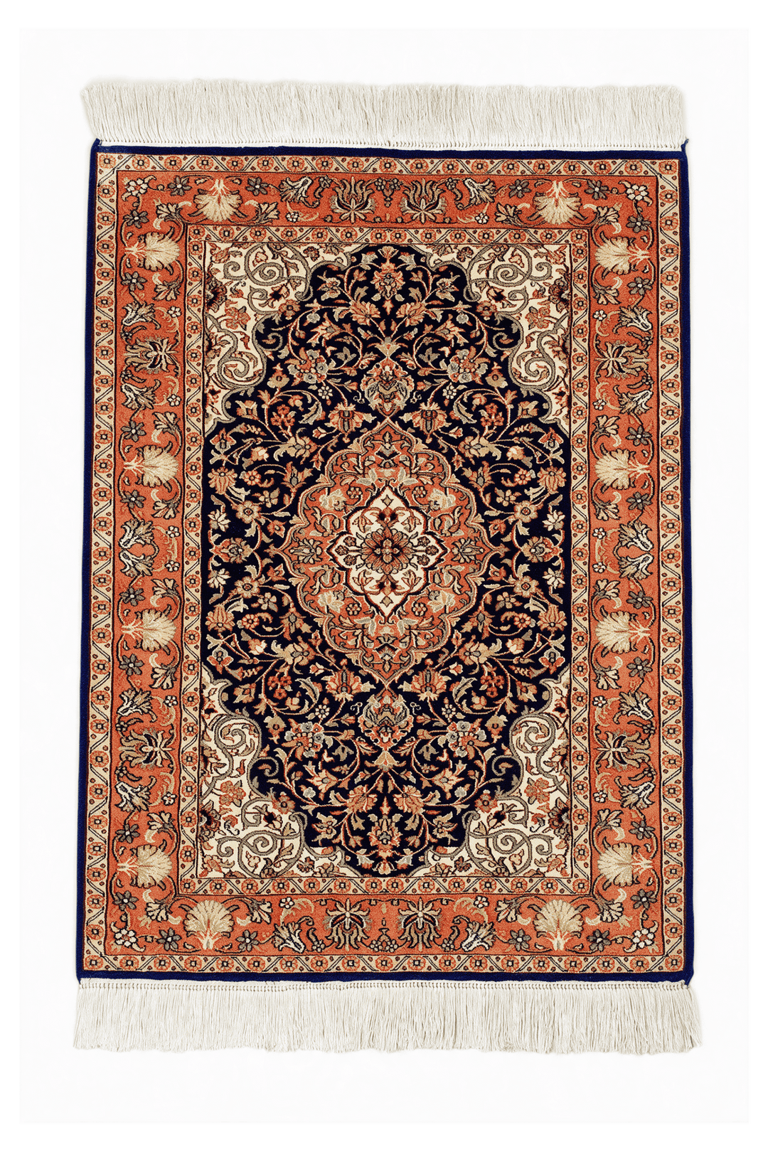 Navy Lobed Medallion