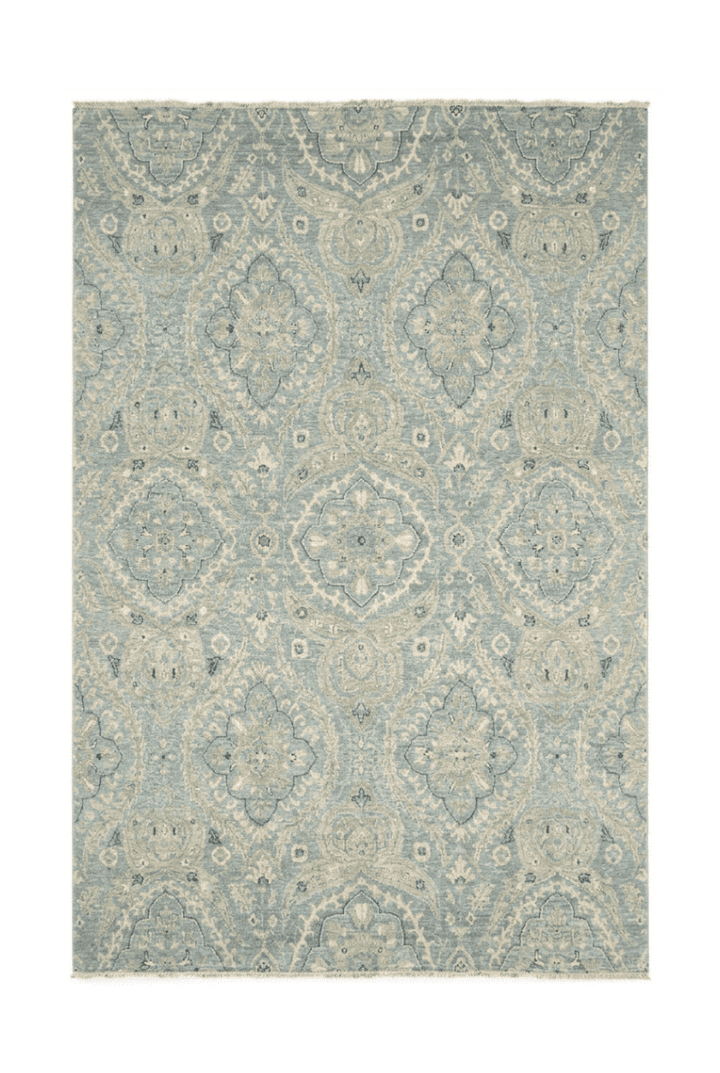 Dusty Blue Damask Ghazni
