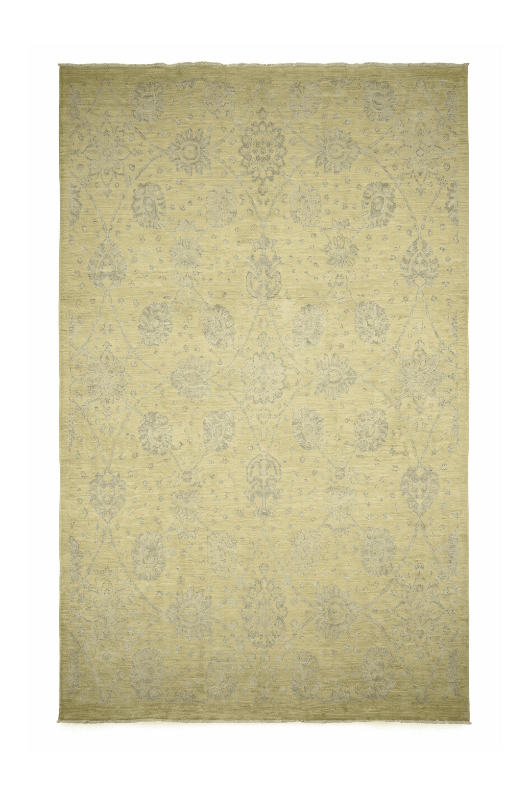 Antique Khaki Floral Ghazni