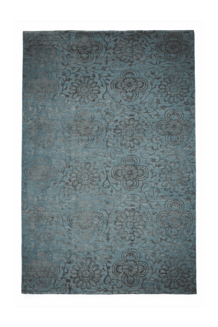 Soft Turquoise Floral Ghazni