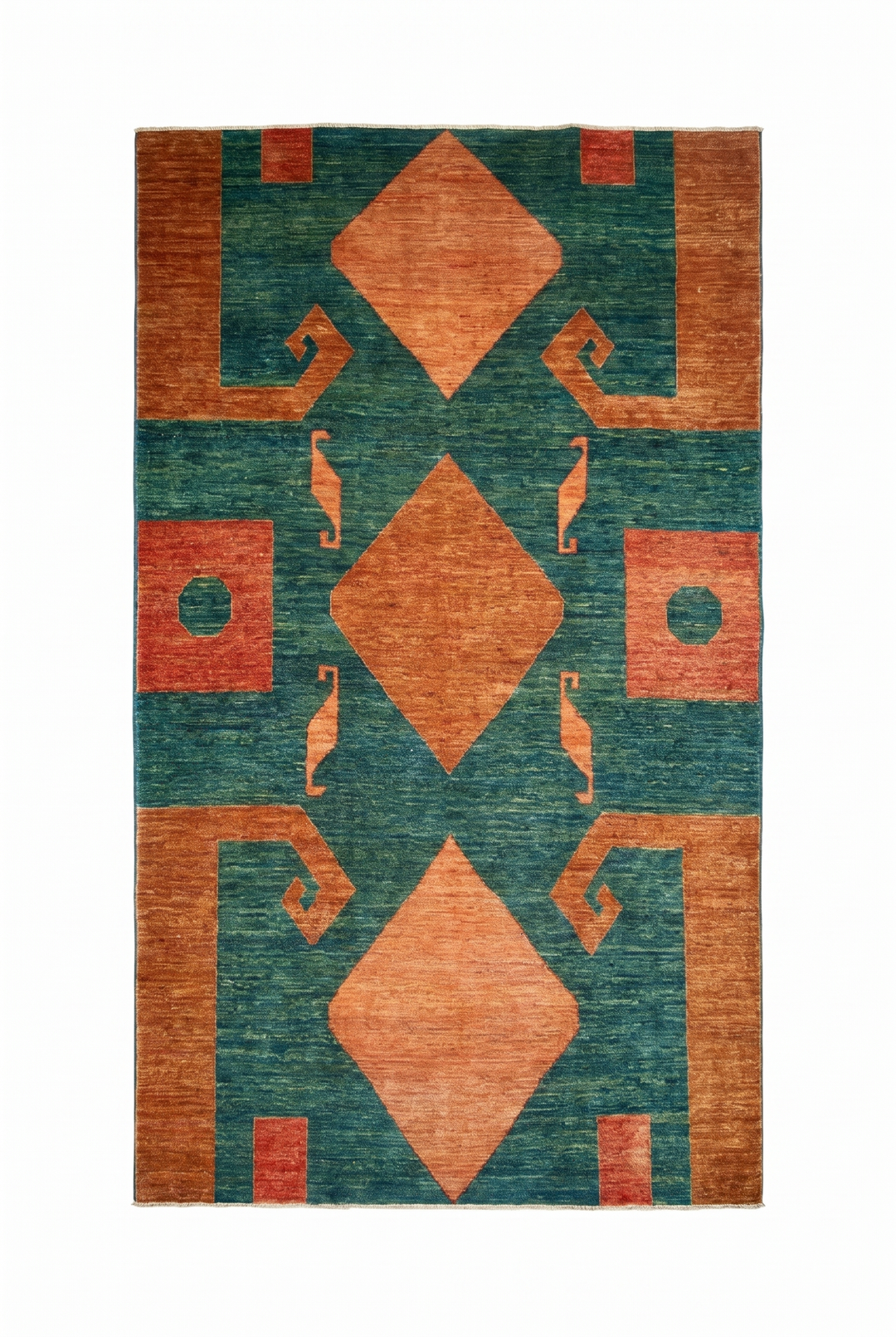 Burnt Orange Diamond Ghazni