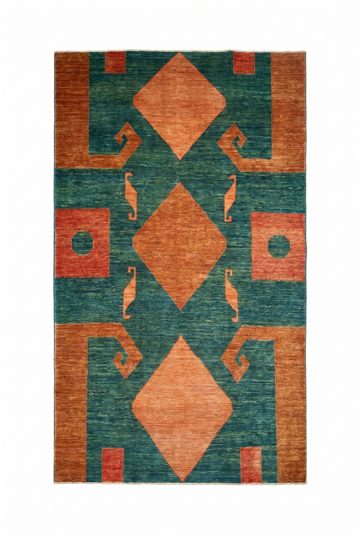 Burnt Orange Diamond Ghazni