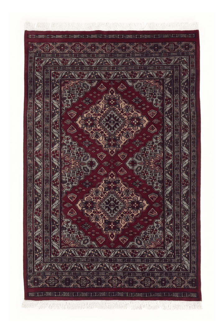 Deep Wine Diamond Medallion