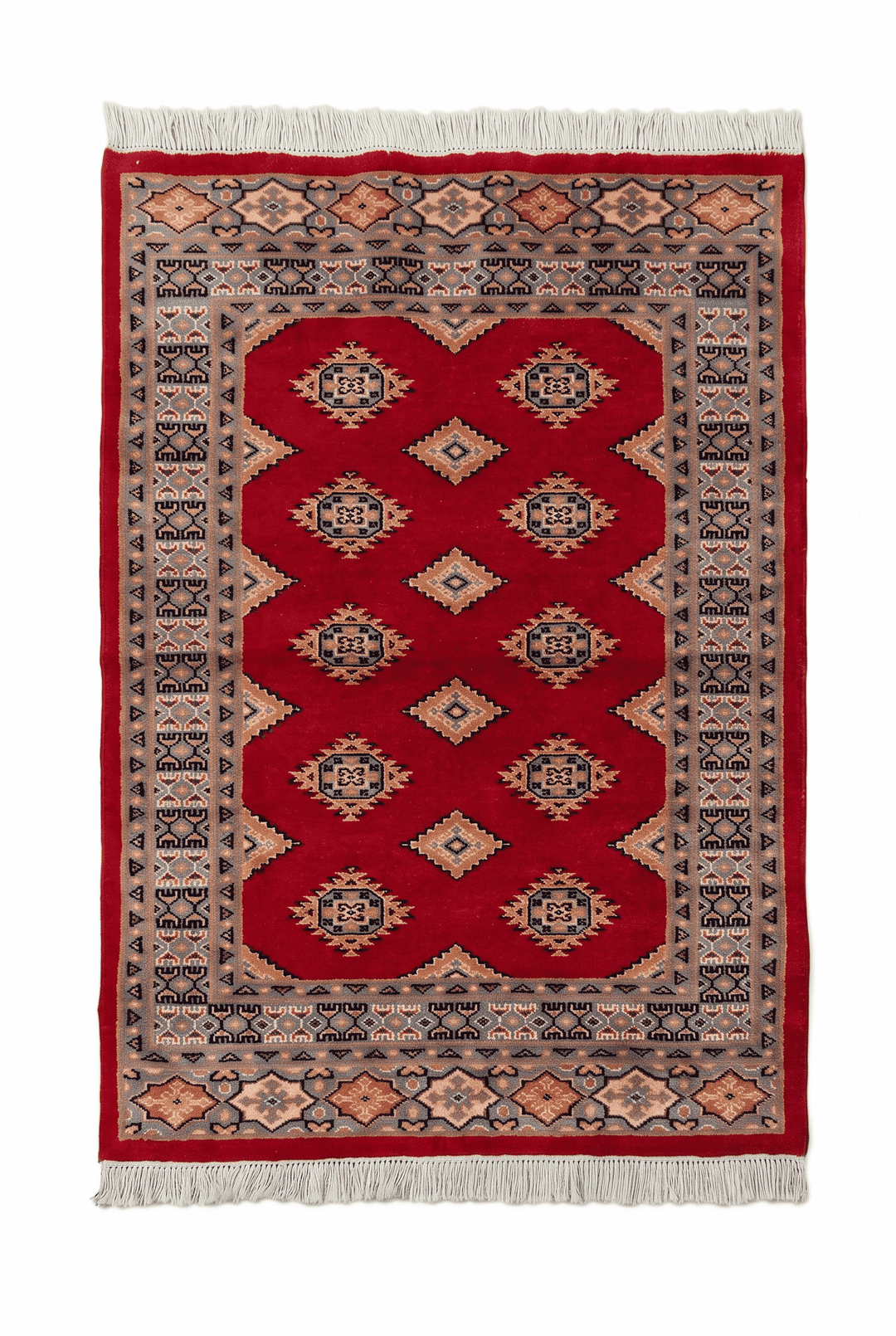 Deep Madder Red Star Bokhara