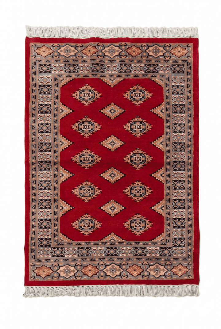 Deep Madder Red Star Bokhara