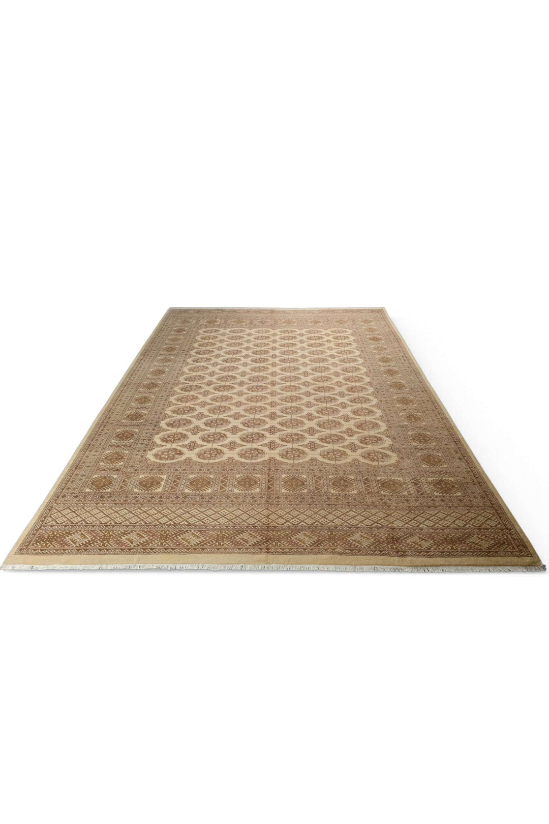 Beige Pakistani Bokhara Rug, hand-knotted, 277×373cm, photo 4