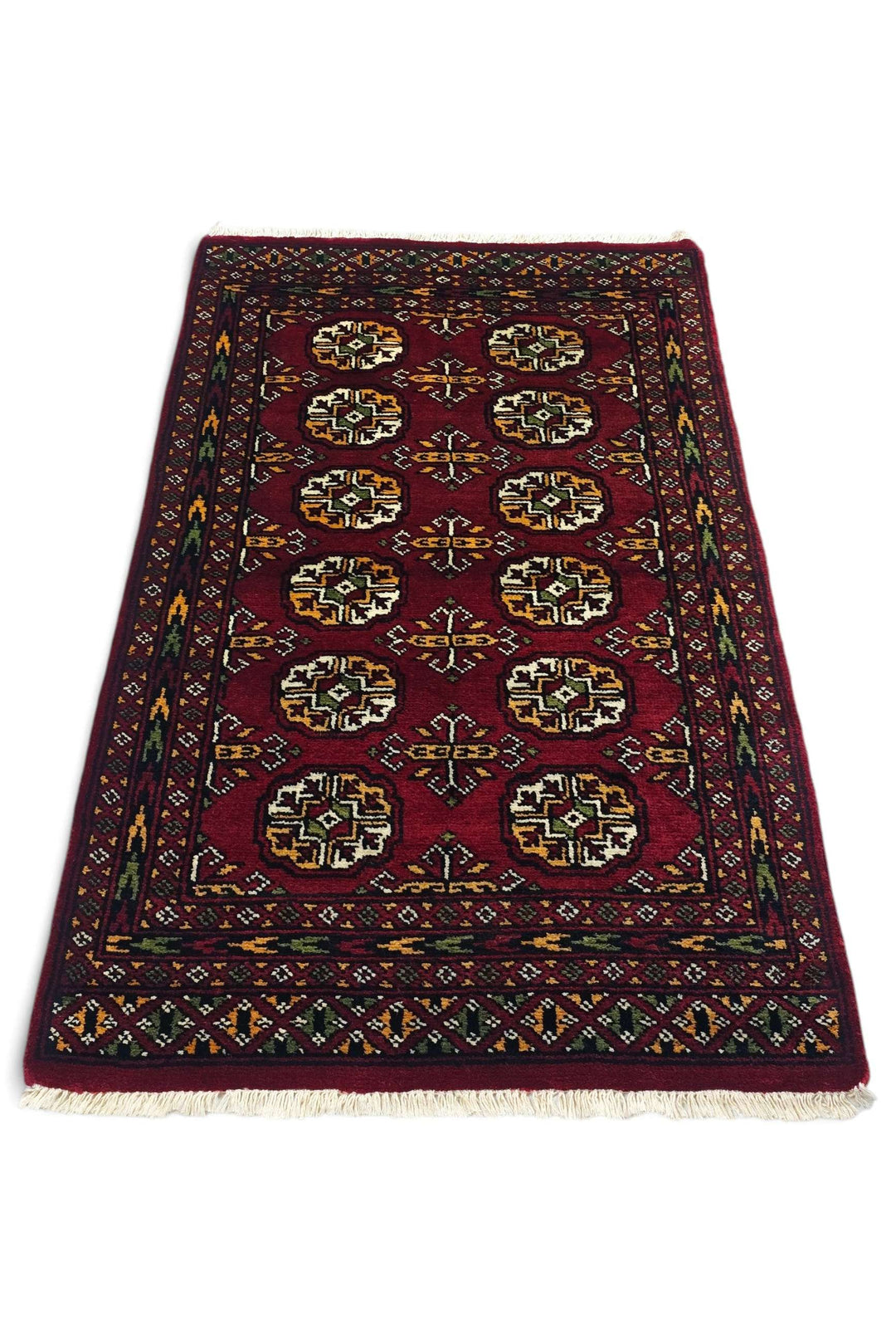 Burgundy Pakistani Bokhara Rug, hand-knotted, 79×128cm, photo 4