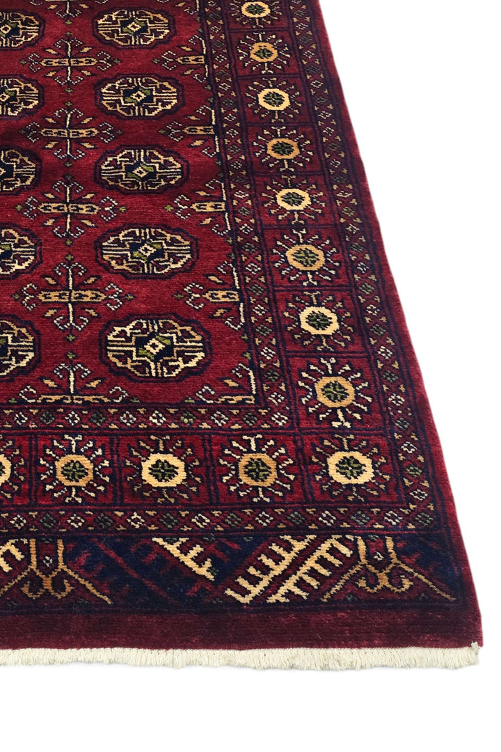 Burgundy Pakistani Bokhara Rug, hand-knotted, 97×164cm, photo 7