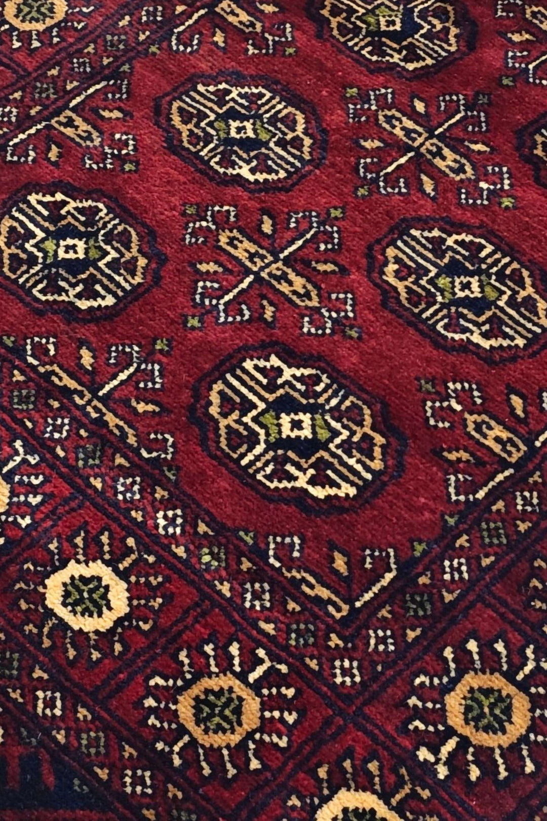 Burgundy Pakistani Bokhara Rug, hand-knotted, 97×164cm, photo 8