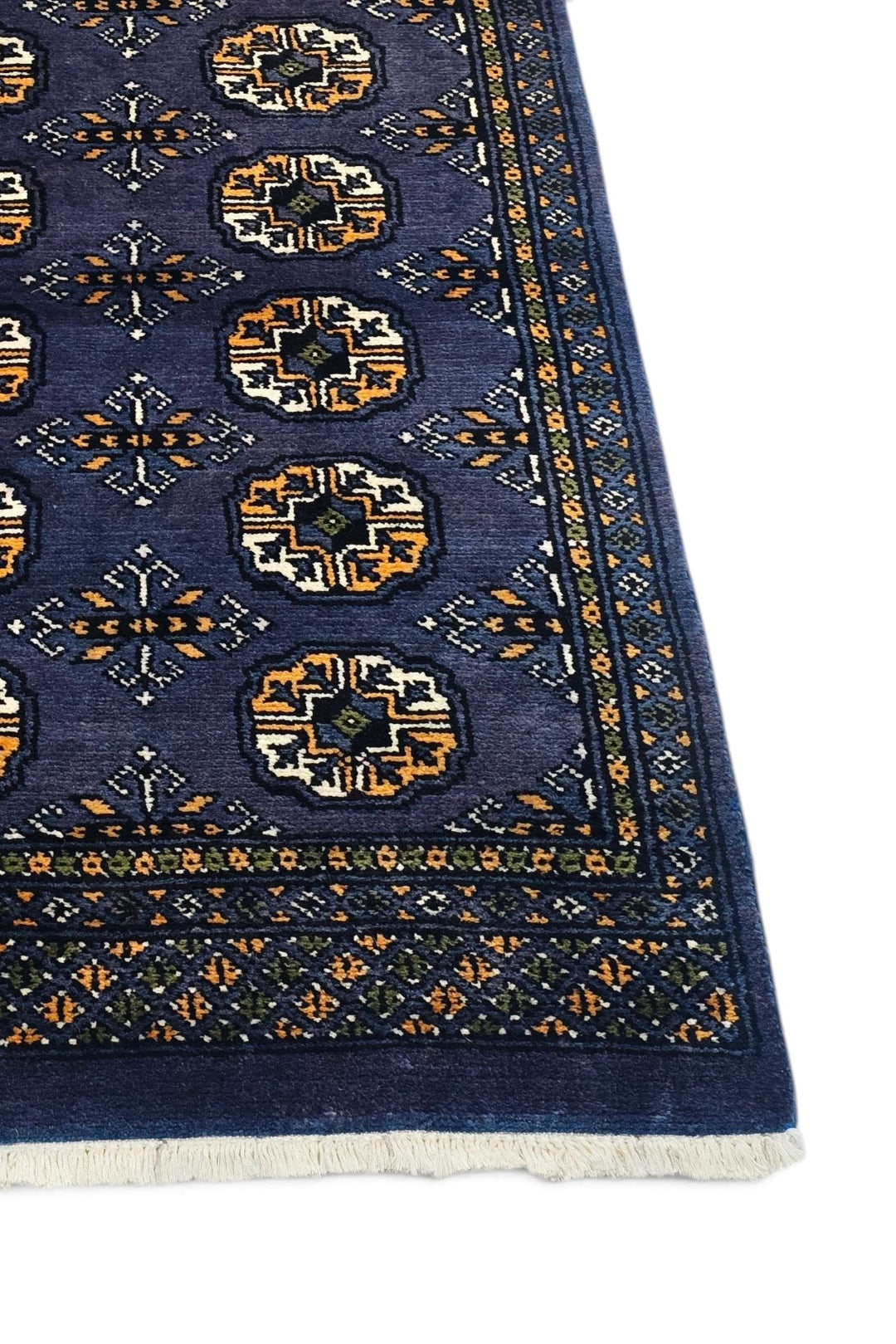 Navy Blue Pakistani Bokhara Rug, hand-knotted, 77×128cm, photo 8