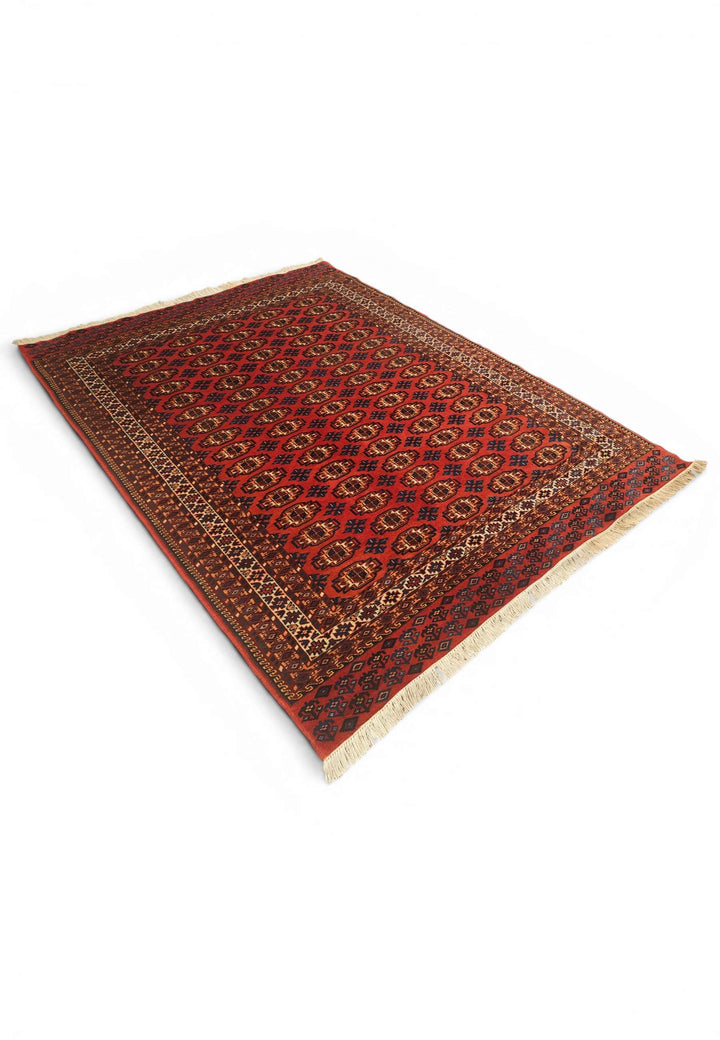 Red Bokhara Afghan rug 138×181cm, about 1.5 tatami