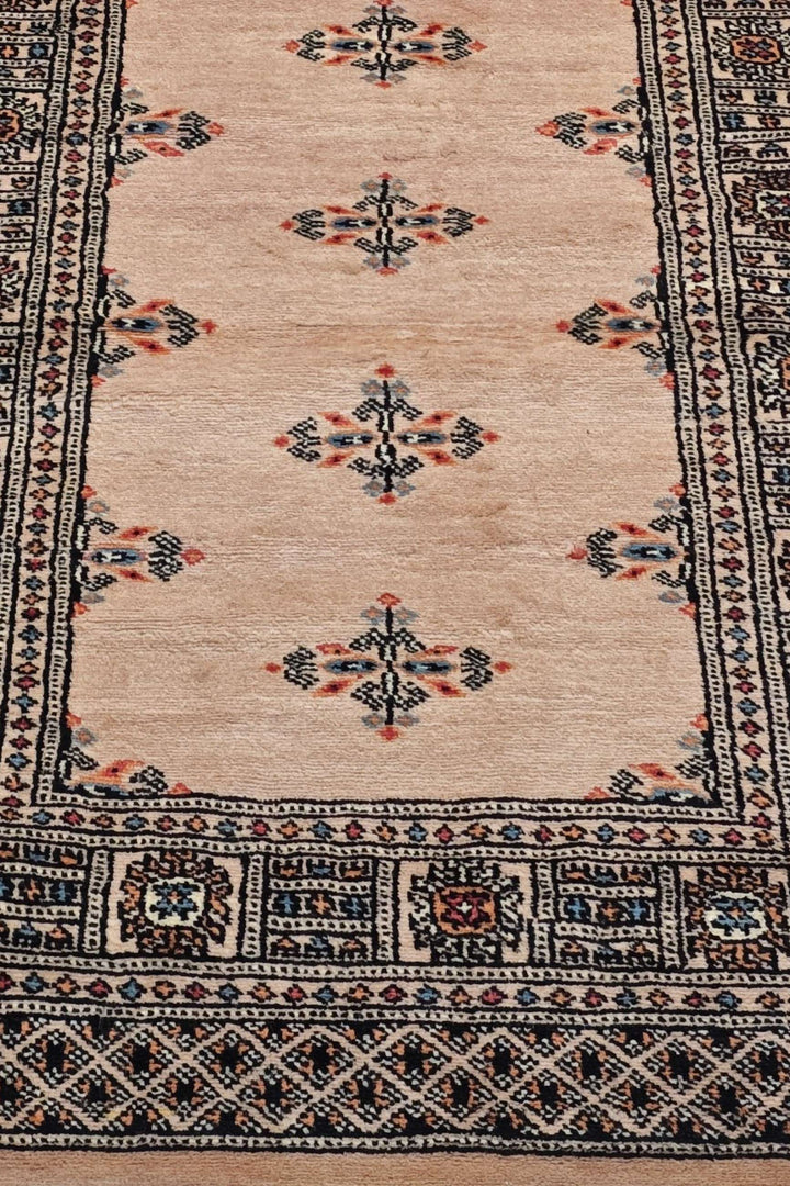 Sand Pakistani Bokhara Rug, hand-knotted, 77×122cm, photo 6