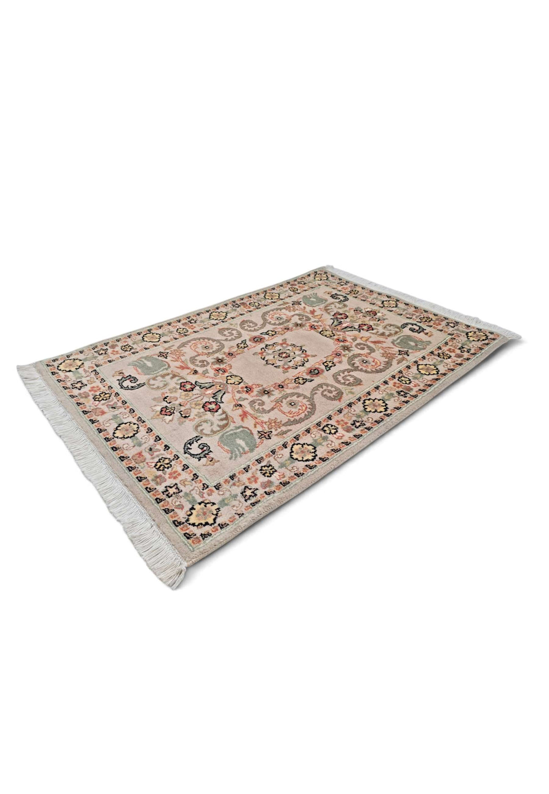 Blush sage rug 62×96cm, entrance mat size