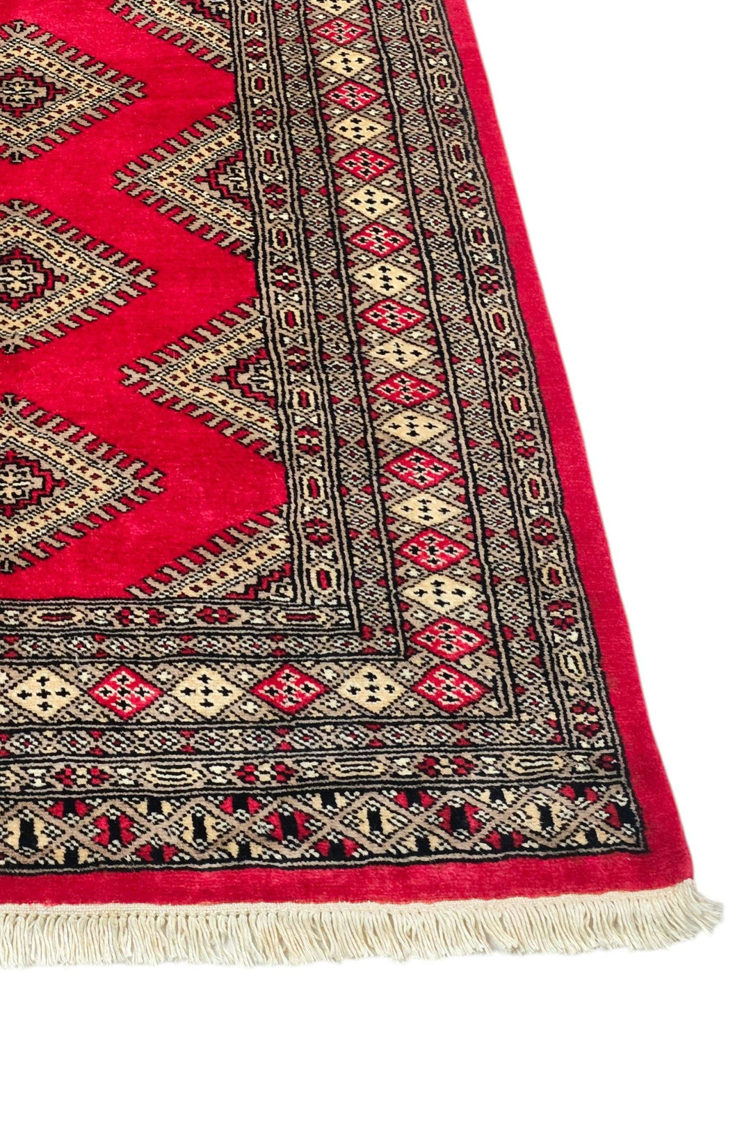 Crimson Pakistani Jaldar Rug, hand-knotted, 94×158cm, photo 8