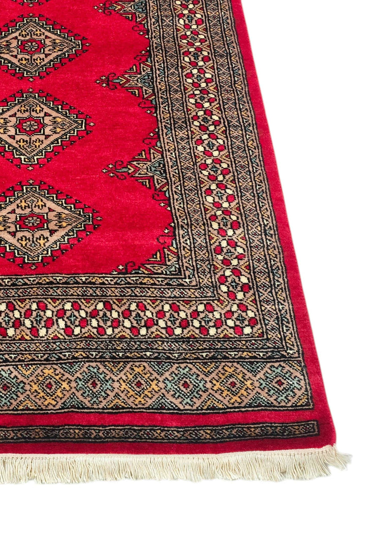 Crimson Pakistani Jaldar Rug, hand-knotted, 95×163cm, photo 8