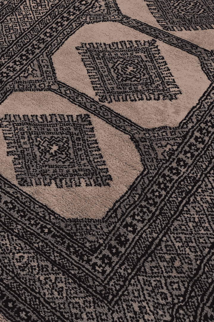 Sand Pakistani Jaldar Rug, hand-knotted, 79×115cm, photo 7