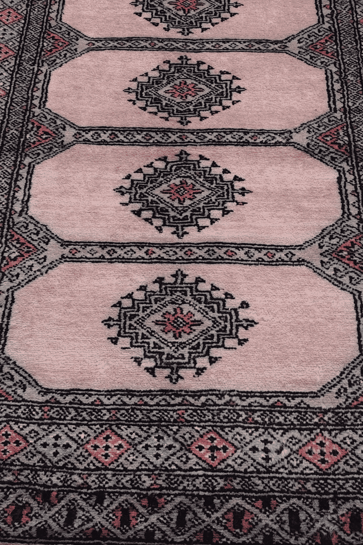 Sandstone Pakistani Jaldar Rug, hand-knotted, 80×127cm, photo 3