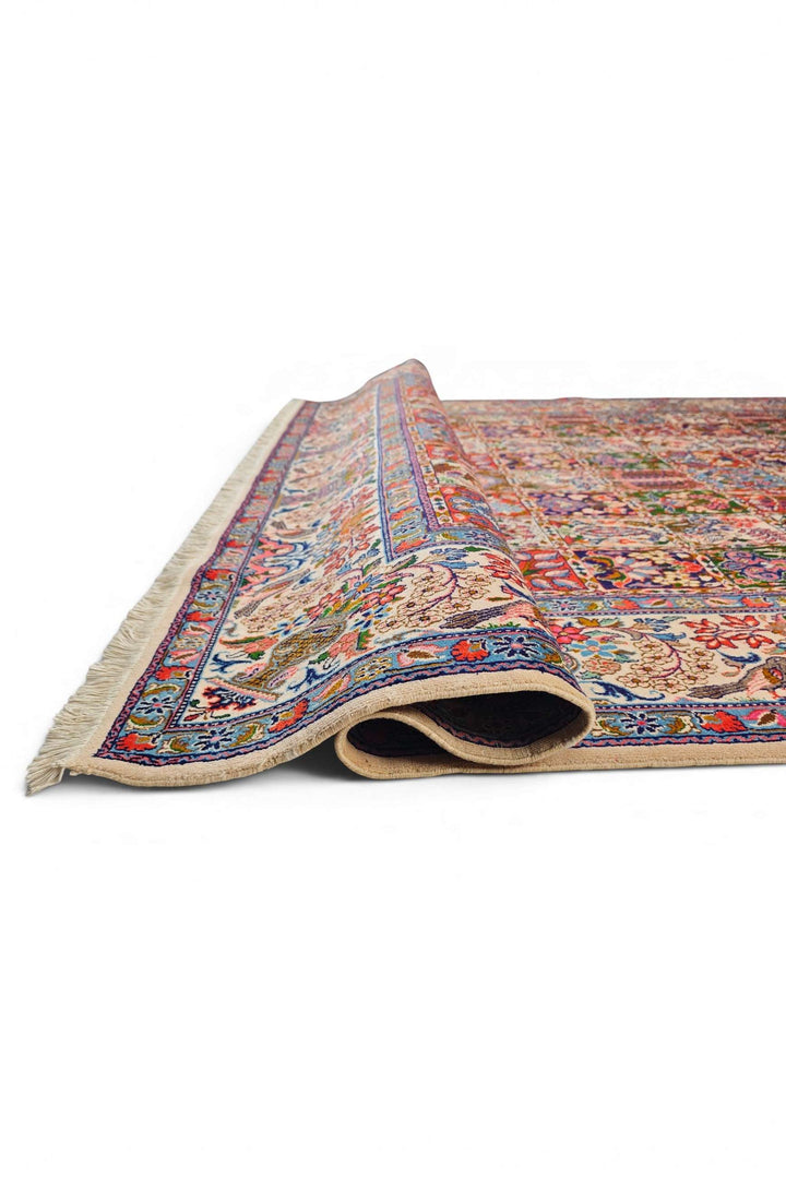 Corner of Four Seasons Sabzevar hand-knotted rug