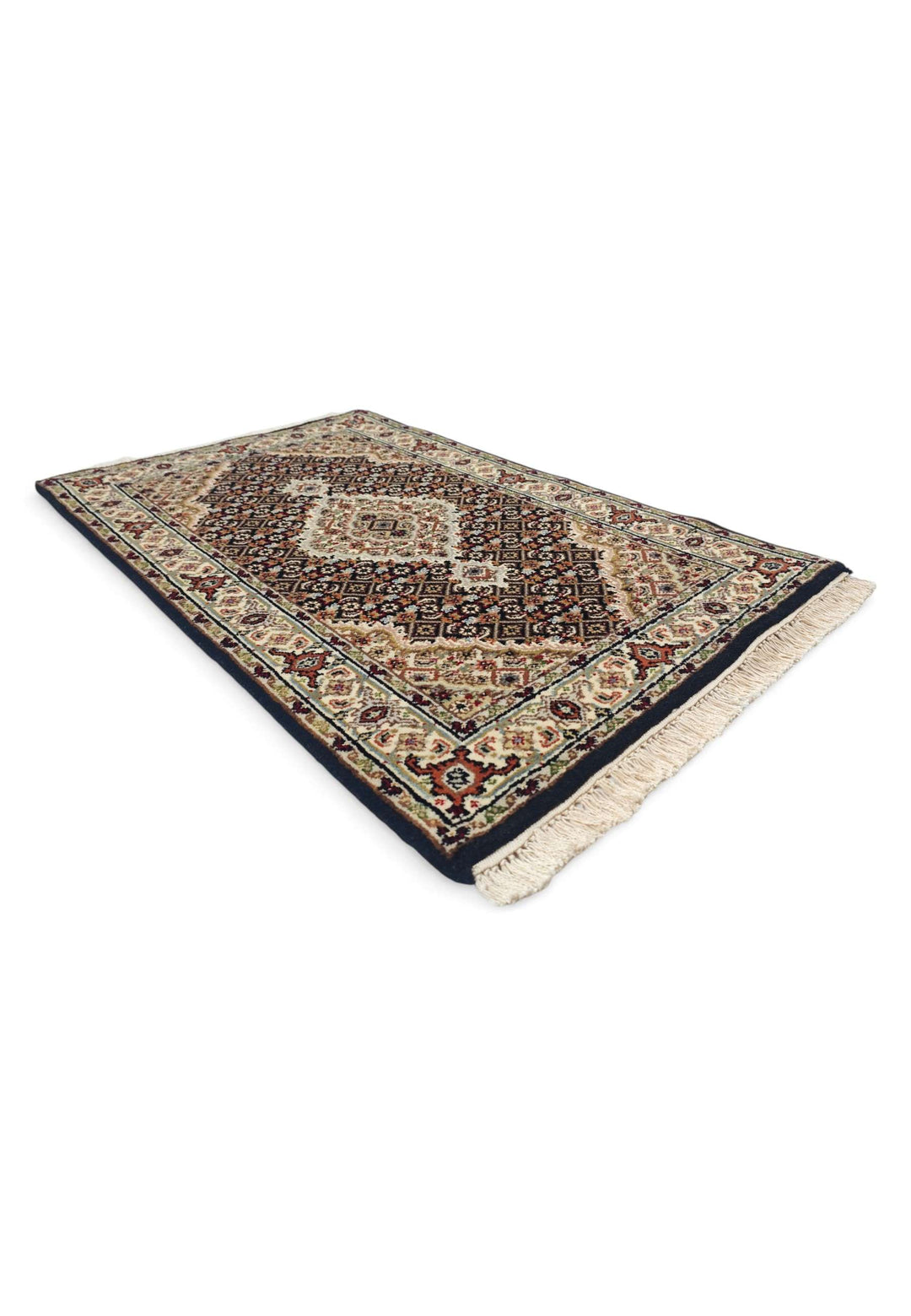 Espresso mahi Tabriz rug 61×92cm, Persian craftsmanship